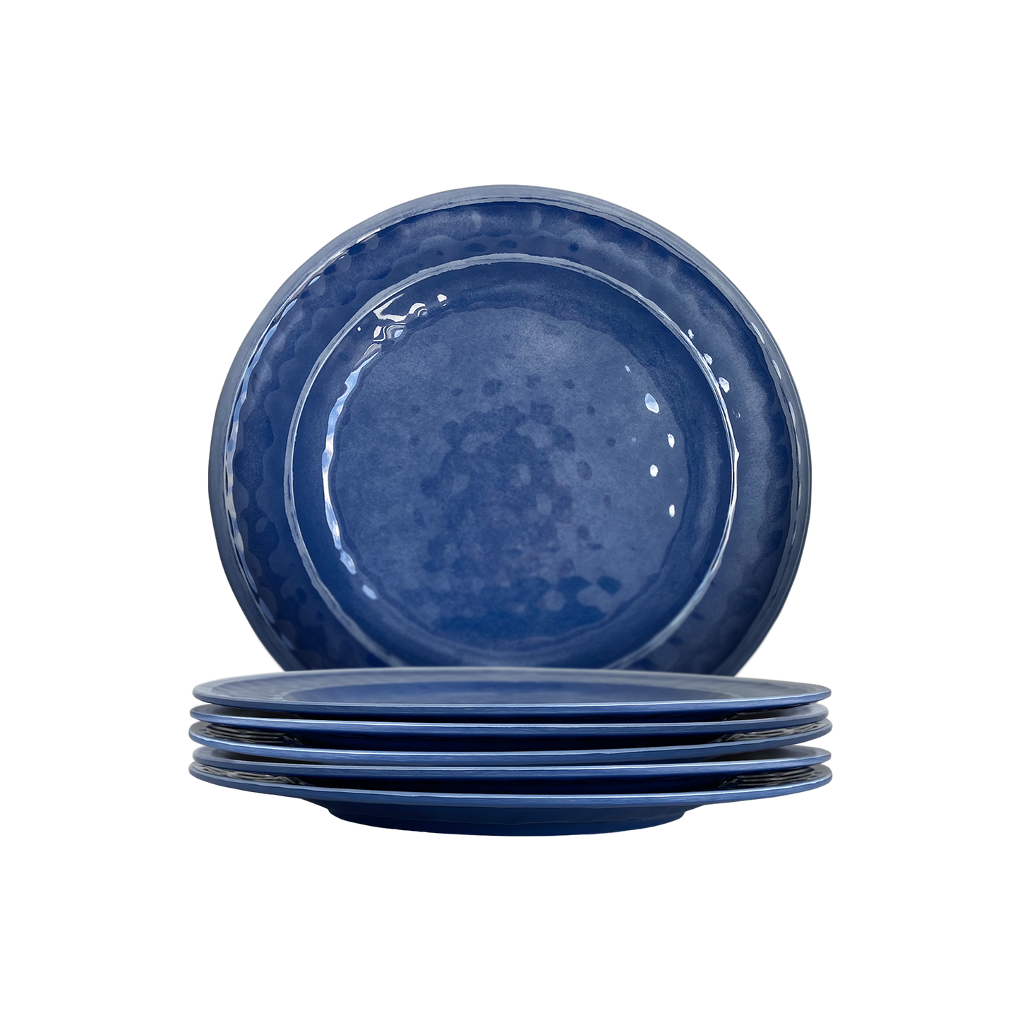 MELAMINE HAMMERED DINNER PLATES