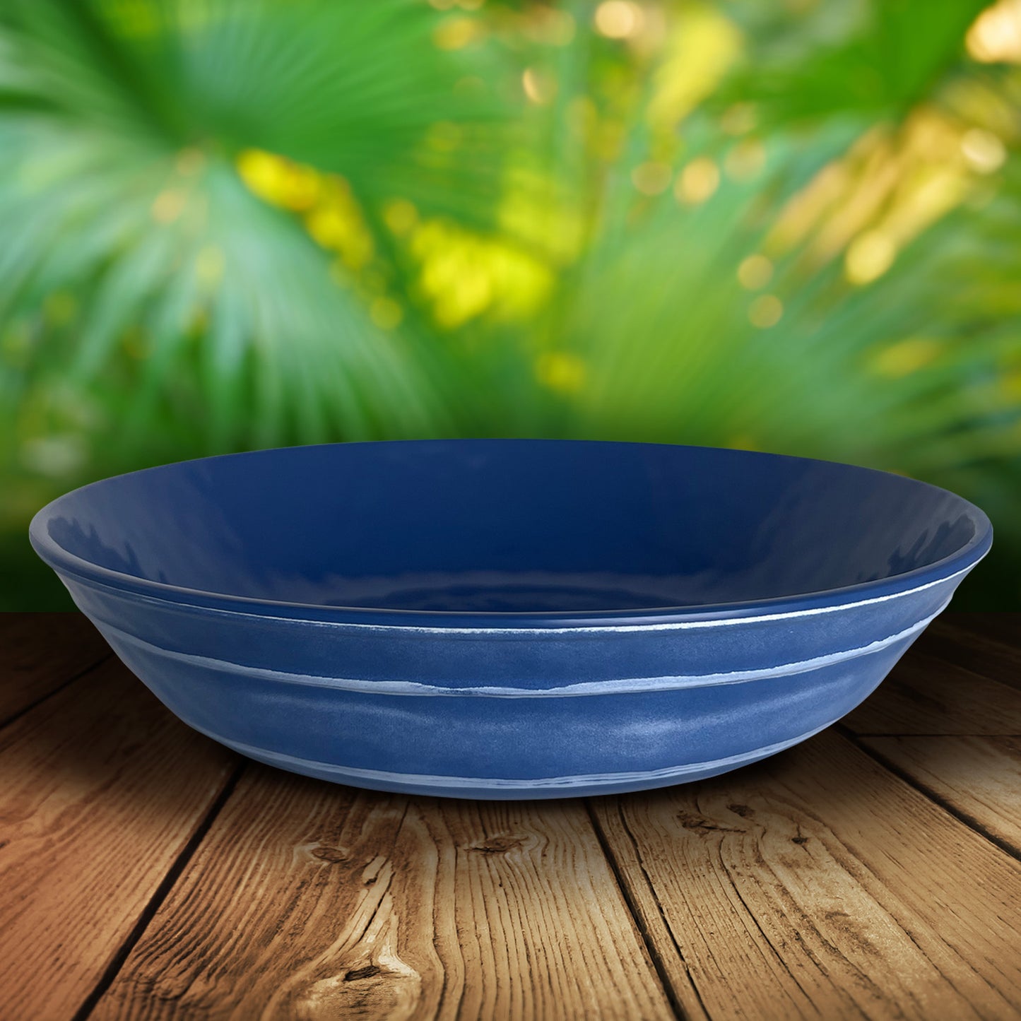 MELAMINE HAMMERED SERVING BOWL