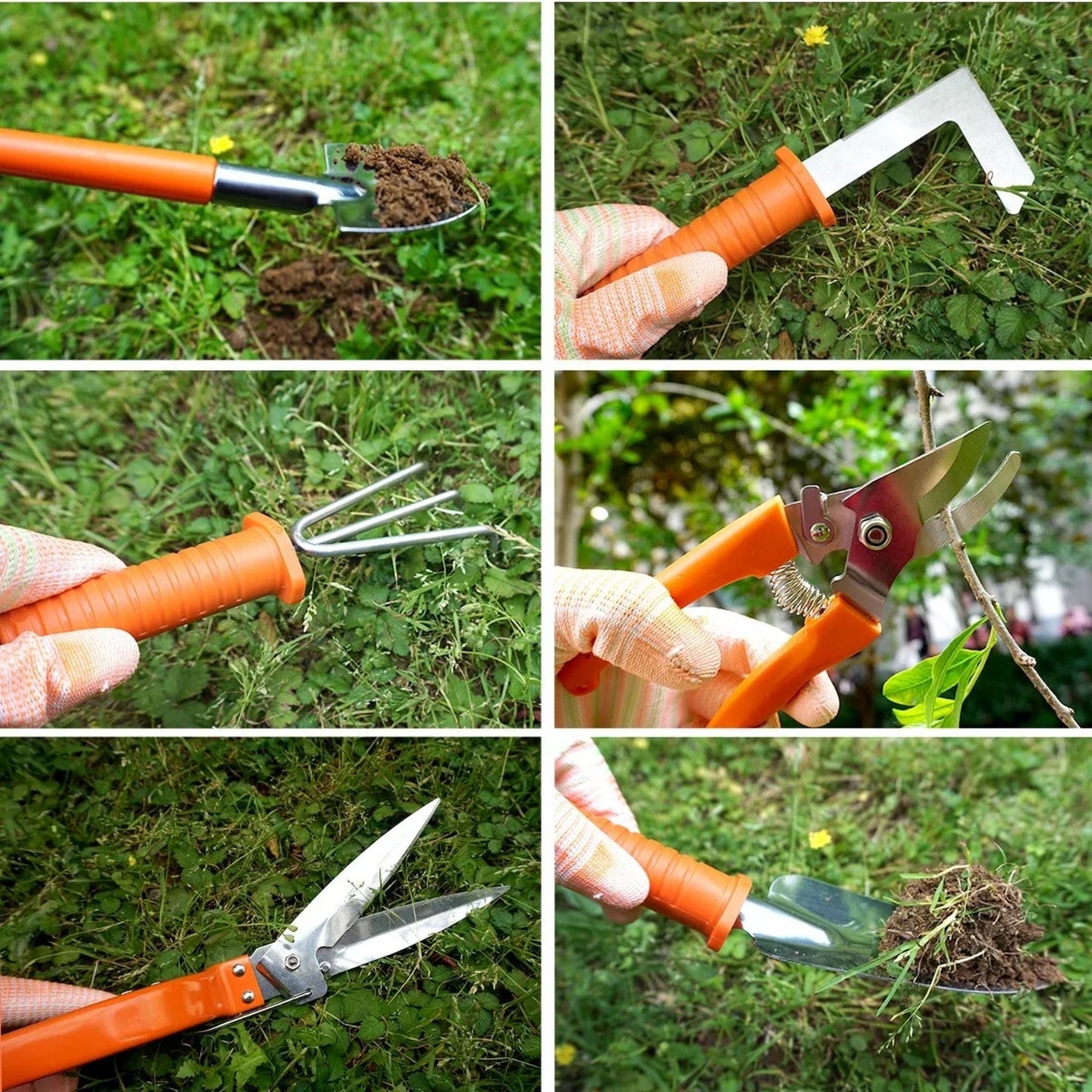 10PC GARDEN TOOLS WITH CARRY CASE