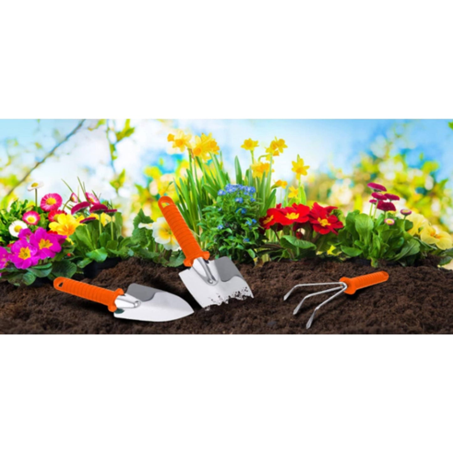 10PC GARDEN TOOLS WITH CARRY CASE