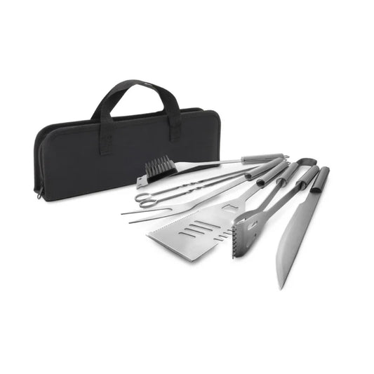 7PC BBQ STAINLESS-STEEL TOOL SET