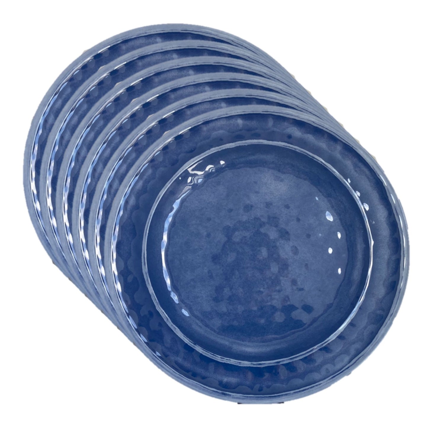 MELAMINE HAMMERED SALAD PLATE